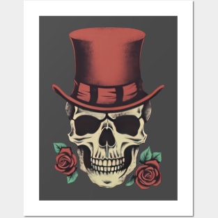 Skullz n' Roses Posters and Art